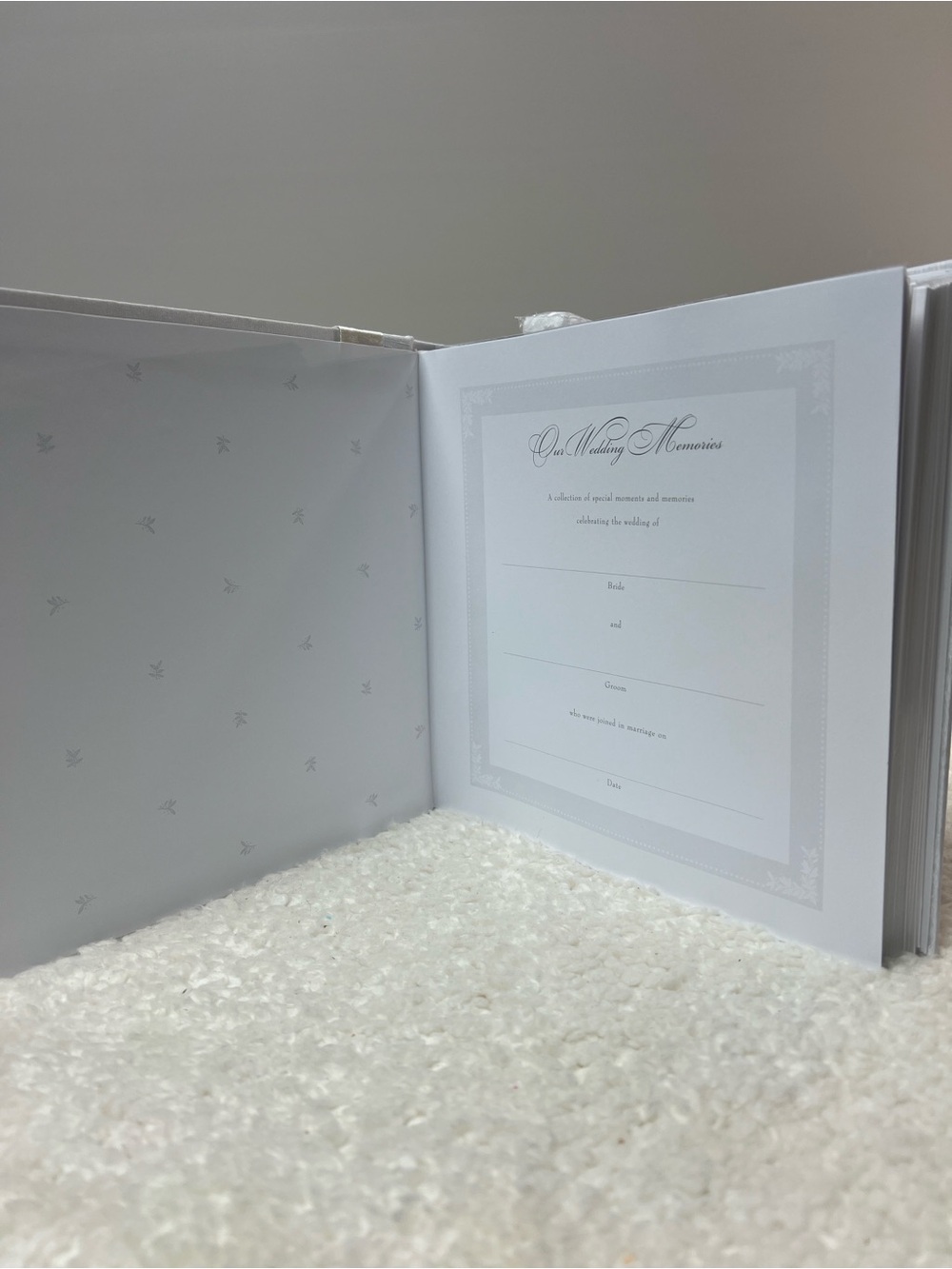 C.R. Gibson "Always & Forever" Ivory Journal Photo Album & Wedding Keepsakes - Picture 5 of 11
